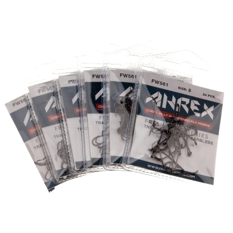 Ahrex Fw561 Nymph Traditional Barbless #16 Trout Fly Tying Hooks